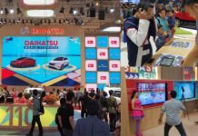 Keceriaan Booth Daihatsu Hipnotis Pengunjung di GIIAS 2017