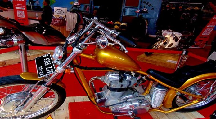Motor Custom Miliki Presiden Jokowi Ramaikan Pameran IIMS 2018