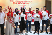 Wall’s Bersama Tim Indonesia Kobarkan ‘Semangat Juara’ Bagi Para Atlet