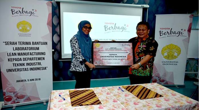 Toyota Donasikan Laboratorium Lean Manufacturing Hingga Rp 1 Miliar