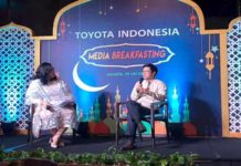 Jalin Silahturahmi Saat Buka Puasa Bersama Toyota dengan Para Pewarta