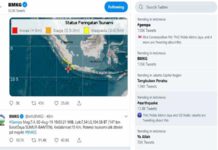 Gempa Guncang Jakarta Berkekuatan M 7,4 SR dari Banten