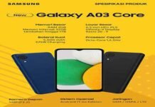 Galaxy A03 Core Dibanderol Rp 1,2 Juta dengan Memori 1TB