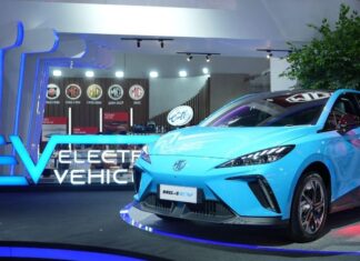 Mobil Elektrik MG4 EV. Kendaraan yang Diperkenalkan Di IIMS 2023