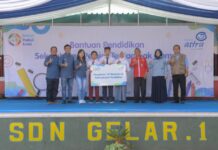 Estafet Peduli Bumi Gedung Sekolah Tahan Gempa untuk SDN Gelar 1 Cianjur