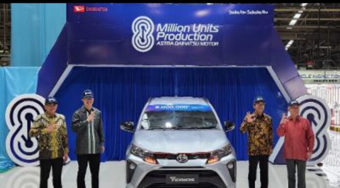 DAIHATSU Di INDONESIA RAYAKAN CAPAIAN PRODUKSI 8 JUTA UNIT
