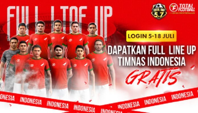 Total Football Indonesia Mainkan Full Squad Timnas Indonesia Gratis