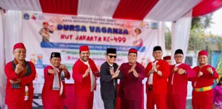 DURSA VAGANZA SEMARAKKAN HUT JAKARTA ke-499, RIBUAN WARGA PADATI KBT MALAKA SARI