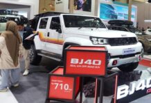 BAIC BJ40 Plus Gunakan Bridgestone Dueler A/T002 di GIIAS 2026 BAIC