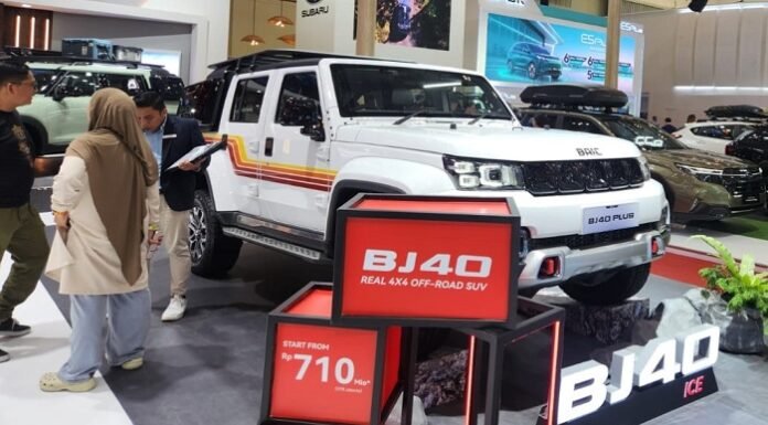 BAIC BJ40 Plus Gunakan Bridgestone Dueler A/T002 di GIIAS 2026 BAIC