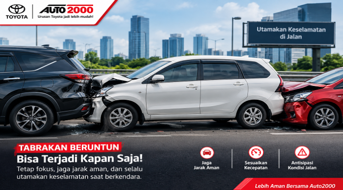 Tips Hindari Tabrakan Beruntun Saat Berkendara Auto2000
